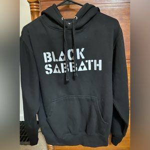 Black Sabbath double sided kangaroo pullover hoody SZ M men NWOT from hot topic!
